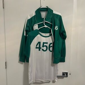 Squid game track suit and t shirt size M